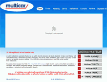 Tablet Screenshot of multicar-west.cz